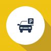 car parking vector icon